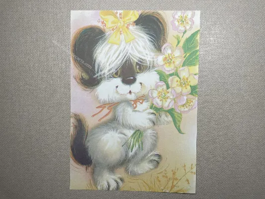 Papel de carta antigo - Bichinhos - 3667