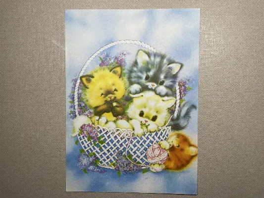Papel de carta antigo - Bichinhos - 3672