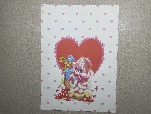 Papel de carta antigo - Bichinhos - 3676