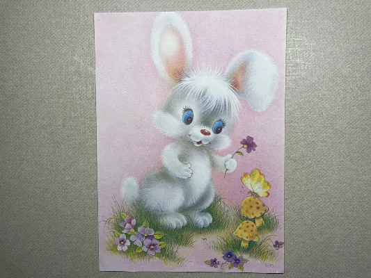 Papel de carta antigo - Bichinhos - 3682