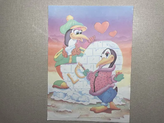 Papel de carta antigo - Bichinhos - 3696