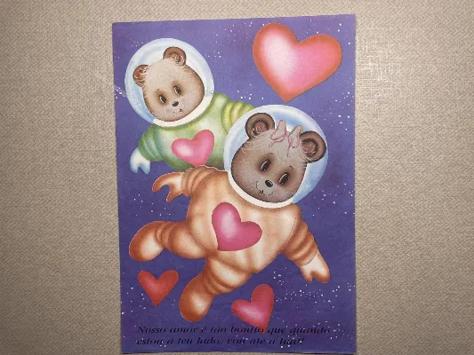 Papel de carta antigo - Bichinhos - 3699