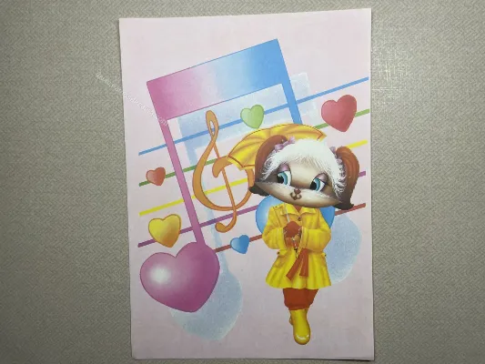 Papel de carta antigo - Bichinhos - 3701