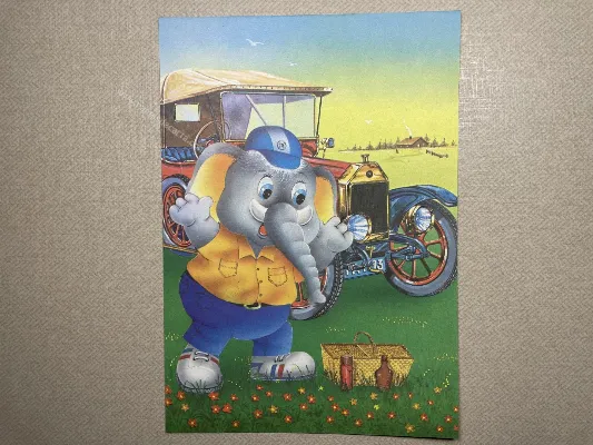 Papel de carta antigo - Bichinhos - 3703