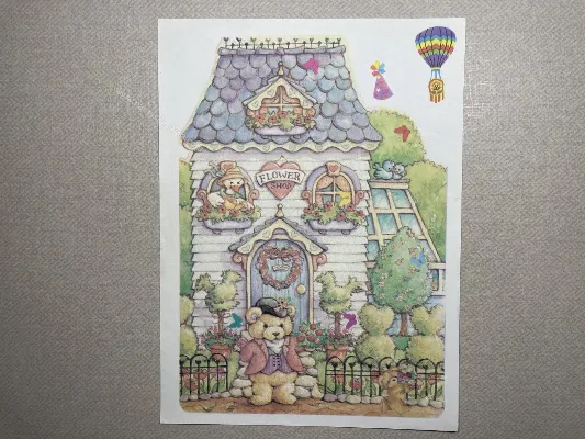 Papel de carta antigo - Bichinhos - 3704