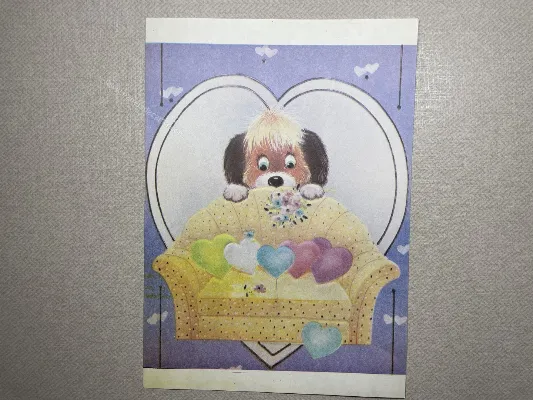 Papel de carta antigo - Bichinhos - 3705