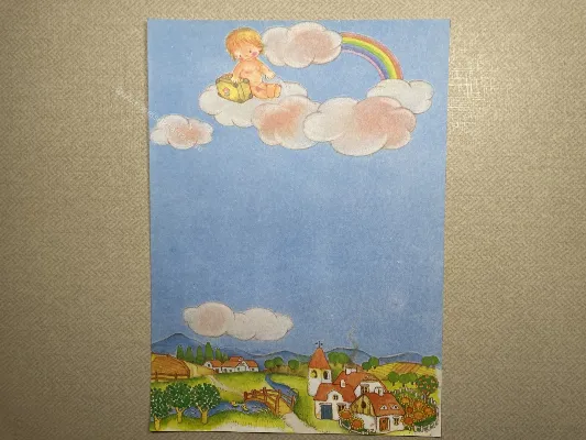 Papel de carta Menininhas - 2265