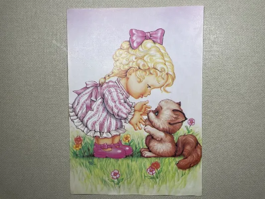 Papel de carta Menininhas - 2269