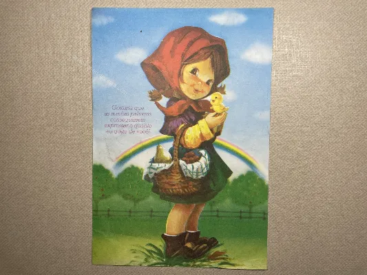 Papel de carta Menininhas - 2272
