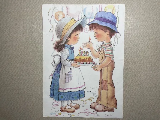 Papel de carta Menininhas - 2283