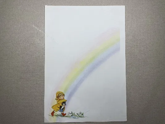 Papel de carta Menininhas - 2289