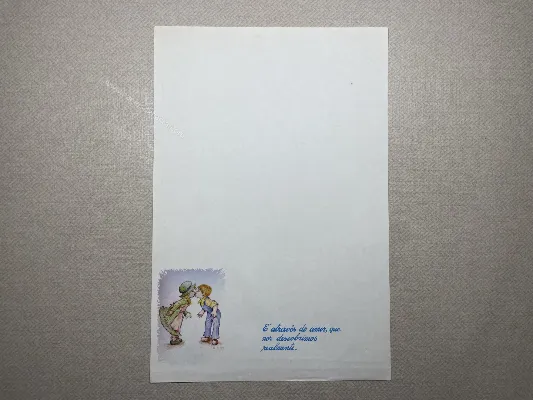 Papel de carta Menininhas - 2290