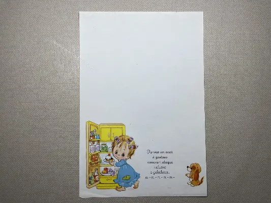 Papel de carta Menininhas - 2292