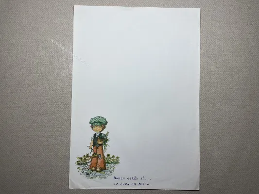 Papel de carta Menininhas - 2293