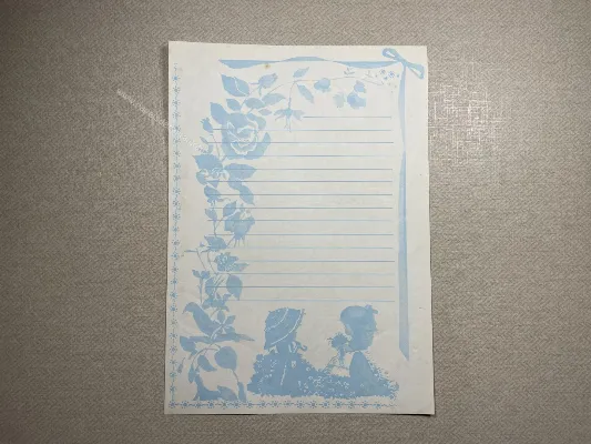 Papel de carta Menininhas - 2295