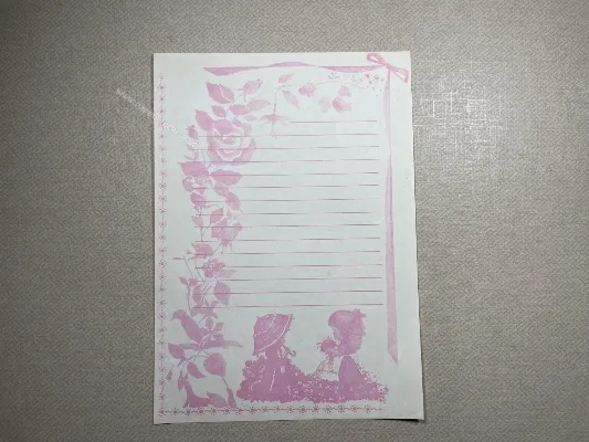 Papel de carta Menininhas - 2296