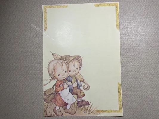 Papel de carta Menininhas - 2297
