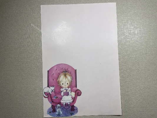 Papel de carta Menininhas - 2299