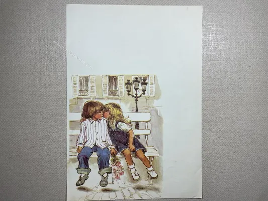 Papel de carta Menininhas - 2301