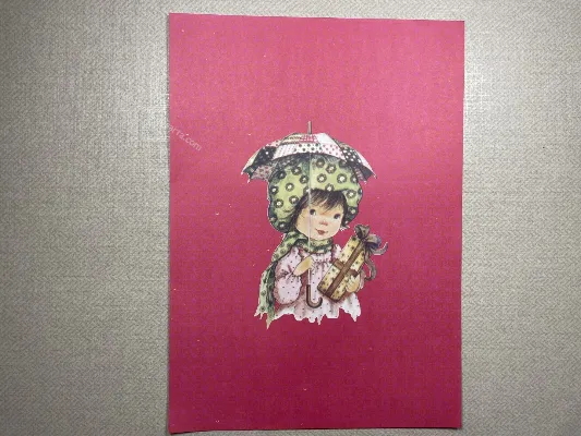 Papel de carta Menininhas - 2307