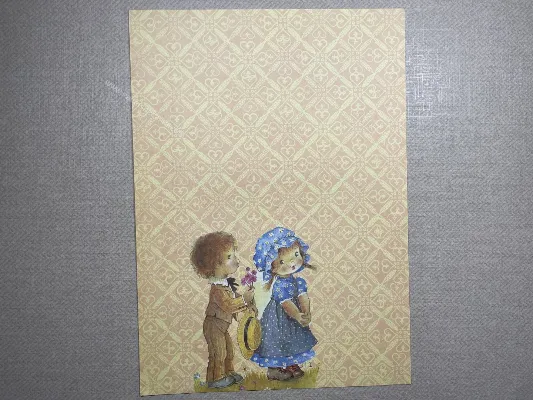 Papel de carta Menininhas - 2311