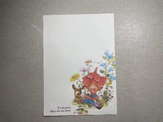 Papel de carta Menininhas - 2318