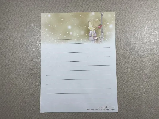 Papel de carta da Amy & Tim 108