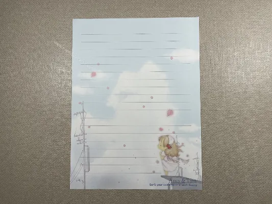 Papel de carta da Amy & Tim 109