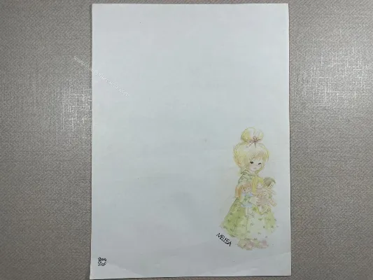 Papel de carta médio Palácios Line - Melissa-01 *COM AVARIA*