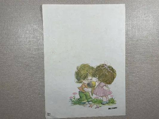 Papel de carta médio Palácios Line - Bill & Katy *COM AVARIA*