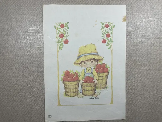 Papel de carta médio Palácios Line - Johnny Apple *COM AVARIA*