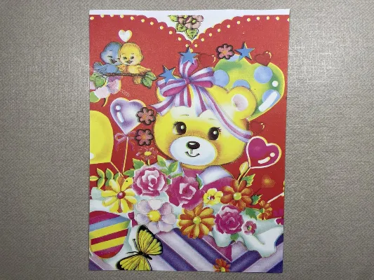 Papel de carta antigo - Bichinhos - 3719