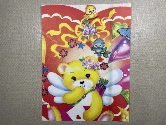 Papel de carta antigo - Bichinhos - 3720
