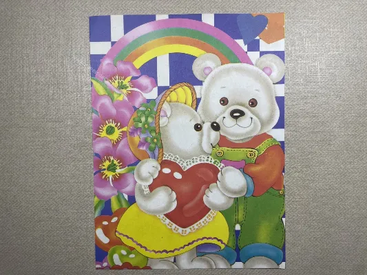 Papel de carta antigo - Bichinhos - 3723
