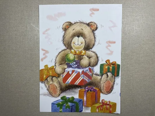 Papel de carta antigo - Bichinhos - 3729