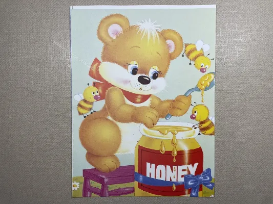 Papel de carta antigo - Bichinhos - 3730