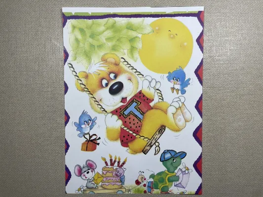 Papel de carta antigo - Bichinhos - 3732