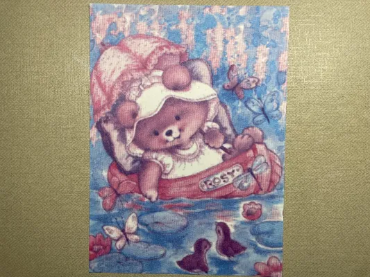 Papel de carta antigo - Bichinhos - 3733