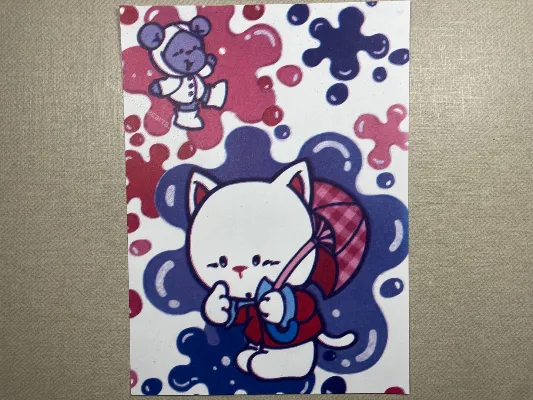 Papel de carta antigo - Bichinhos - 3736