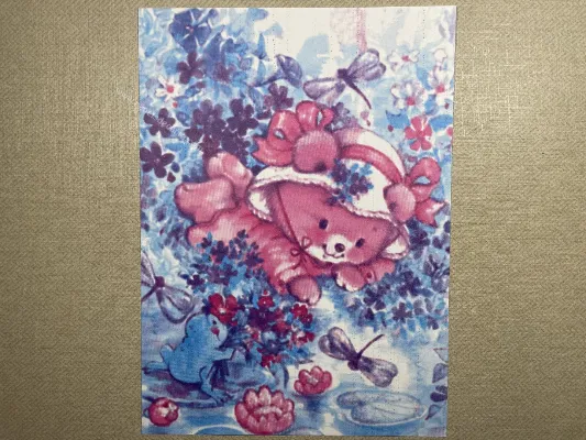 Papel de carta antigo - Bichinhos - 3739