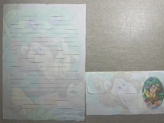 Conjunto de papel de carta antigo - 936