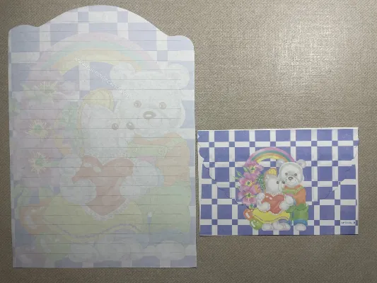 Conjunto de papel de carta antigo - 937