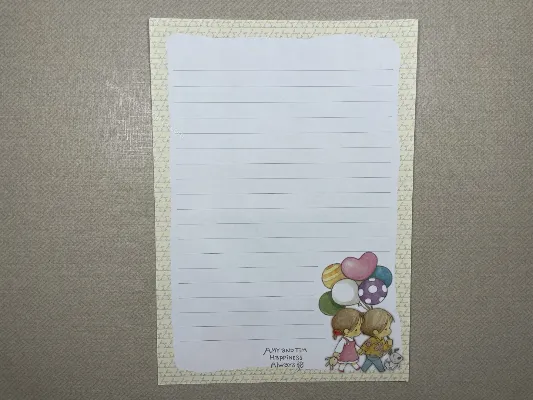 Papel de carta da Amy & Tim 110