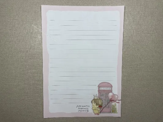 Papel de carta da Amy & Tim 112