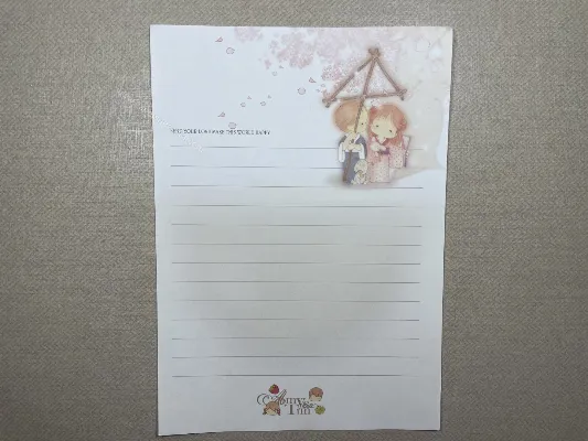 Papel de carta da Amy & Tim 114