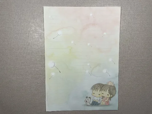 Papel de carta da Amy & Tim 126