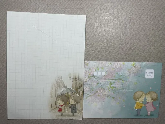 Papel de carta da Amy & Tim 131