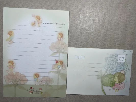Papel de carta da Amy & Tim 132