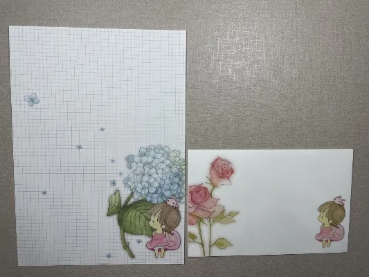 Papel de carta da Amy & Tim 134