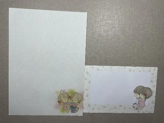 Papel de carta da Amy & Tim 135